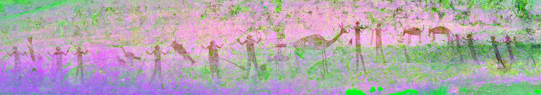 Rock art at Painted Shelter, Texas Rock art at Painted Shelter, Texas
